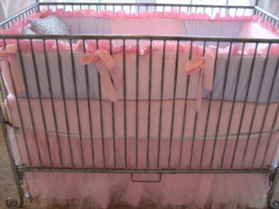 Elegant Bedding  Cribs on Elegant Custom Made Modern Baby Crib Bedding Set