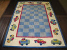 baby boys boy area rug throw rug cars and trucks transporation accent theme