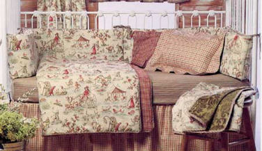 carousel crib bedding