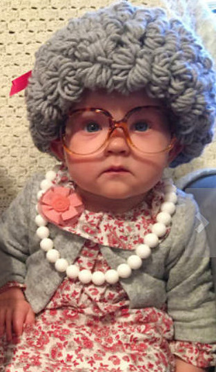 DIY Old Lady Baby Costume Ideas How to Dress Your Baby Like a Grandma