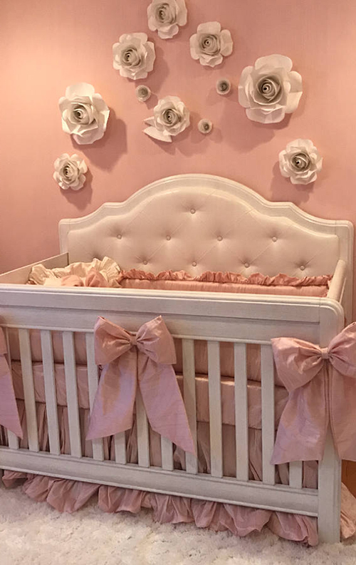 nursery baby girl decor
