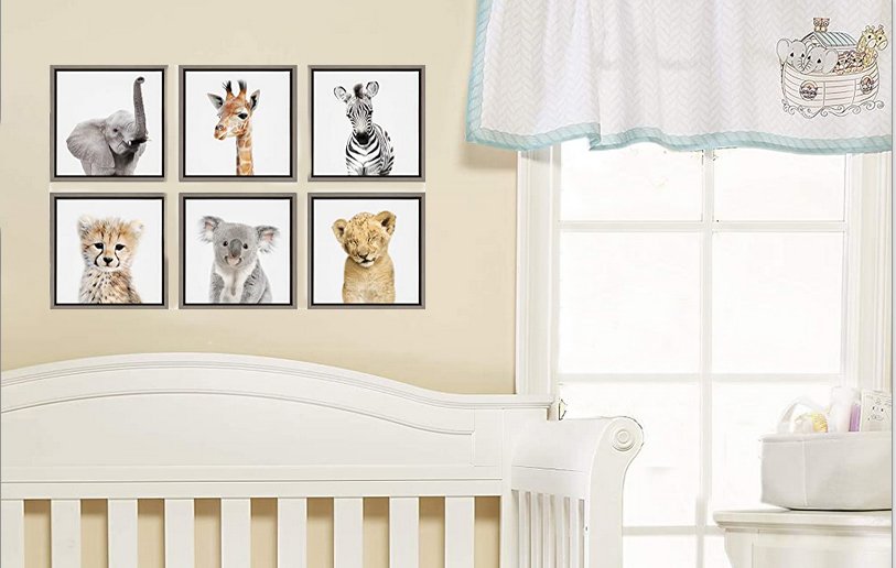 noah's ark baby room decor