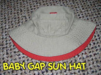 boys baby gap khaki sun protection hat