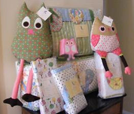 vintage pink green white aqua blue and white baby girl owl crib bedding nursery set