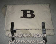 burberry diaper messenger bag baby diaper tote quilted plaid monogram nova checks boy girl