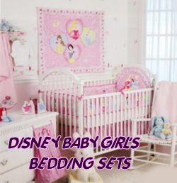 Disney baby nursery crib bedding sets.  Disneyworld theme nursery bedding and decor