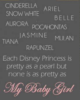 A Long List Of Disney Princesses For A Girl S Nursery Wall