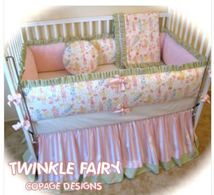 fairy crib bedding set