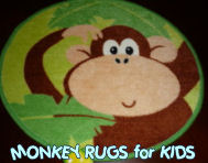 monkey monkeys kids childrens child rug