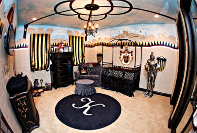 Baby boy king castle nursery theme room fit for a prince