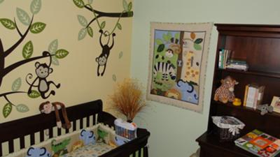 Monkey theme outlet baby room