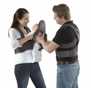 morph harness and pod baby carrier for moms and dads
