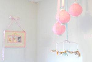 Paper Nursery Lantern And Star Ceiling Mobile Instructions