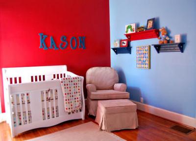 Patriotic Baby Bedding And Nursery Decor In Red White And Blue