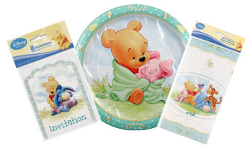 party city winnie the pooh baby shower invitations